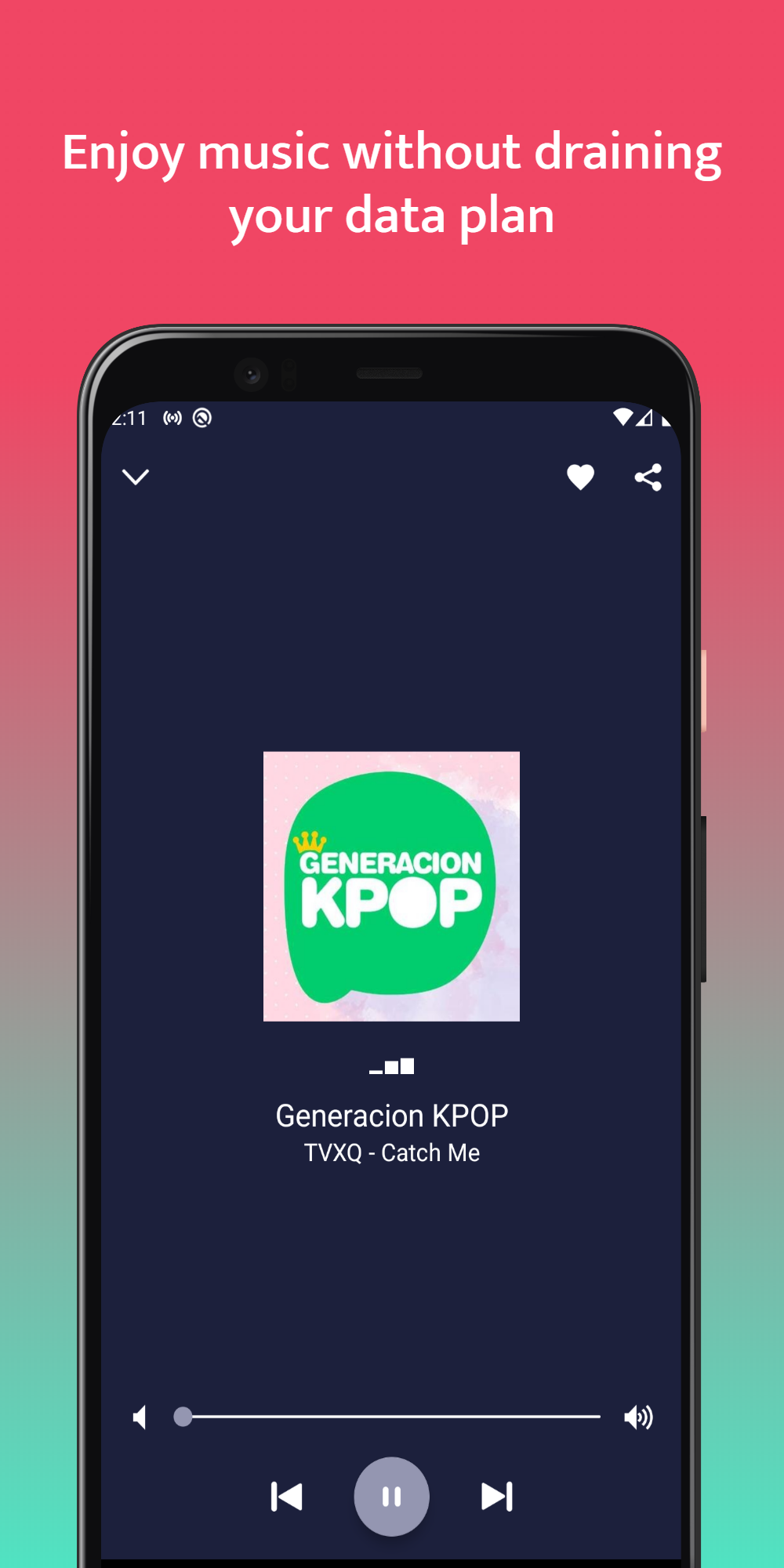 اسکرین شات 2 برنامه K-POP Music Radio