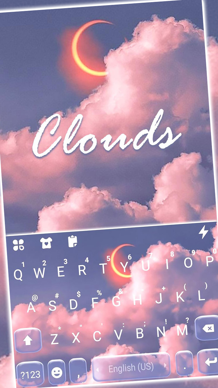 اسکرین شات 1 برنامه Aesthetic Clouds Theme