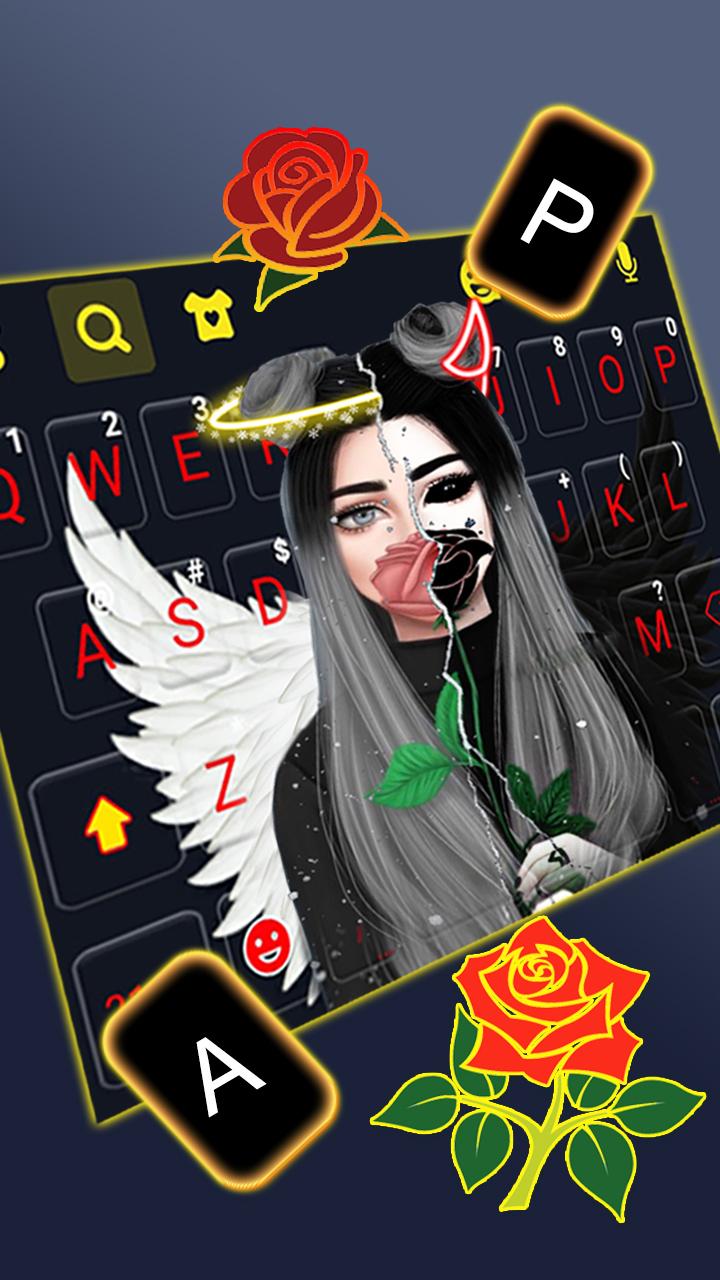 اسکرین شات 2 برنامه Angel Devil Keyboard