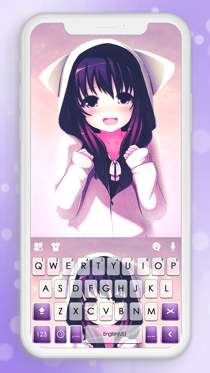 اسکرین شات 1 برنامه Anime Cat Girl Theme