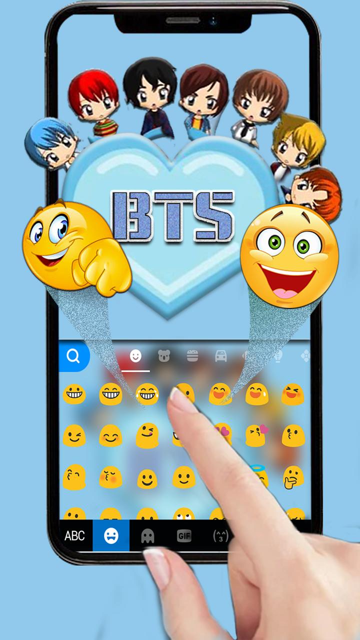 اسکرین شات 3 برنامه Bangtan Boys Keyboard Theme