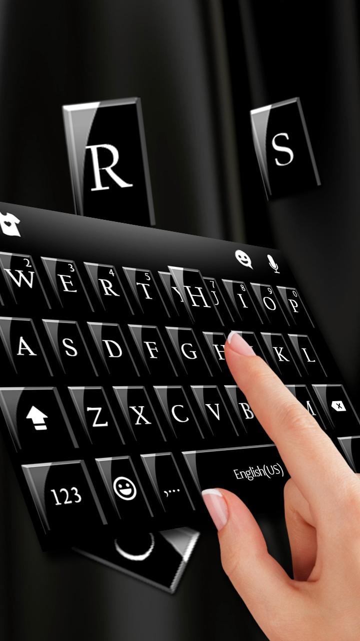 اسکرین شات 2 برنامه Black Business Keyboard