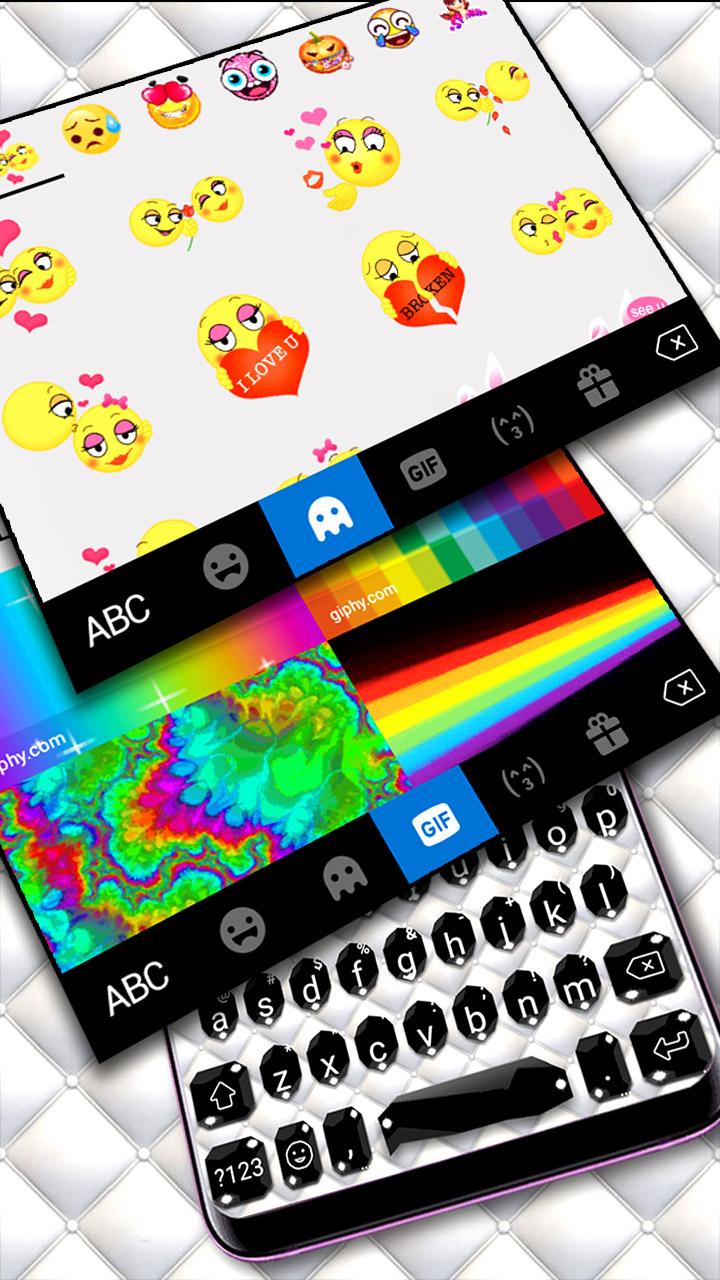 اسکرین شات 4 برنامه Black White Business Keyboard