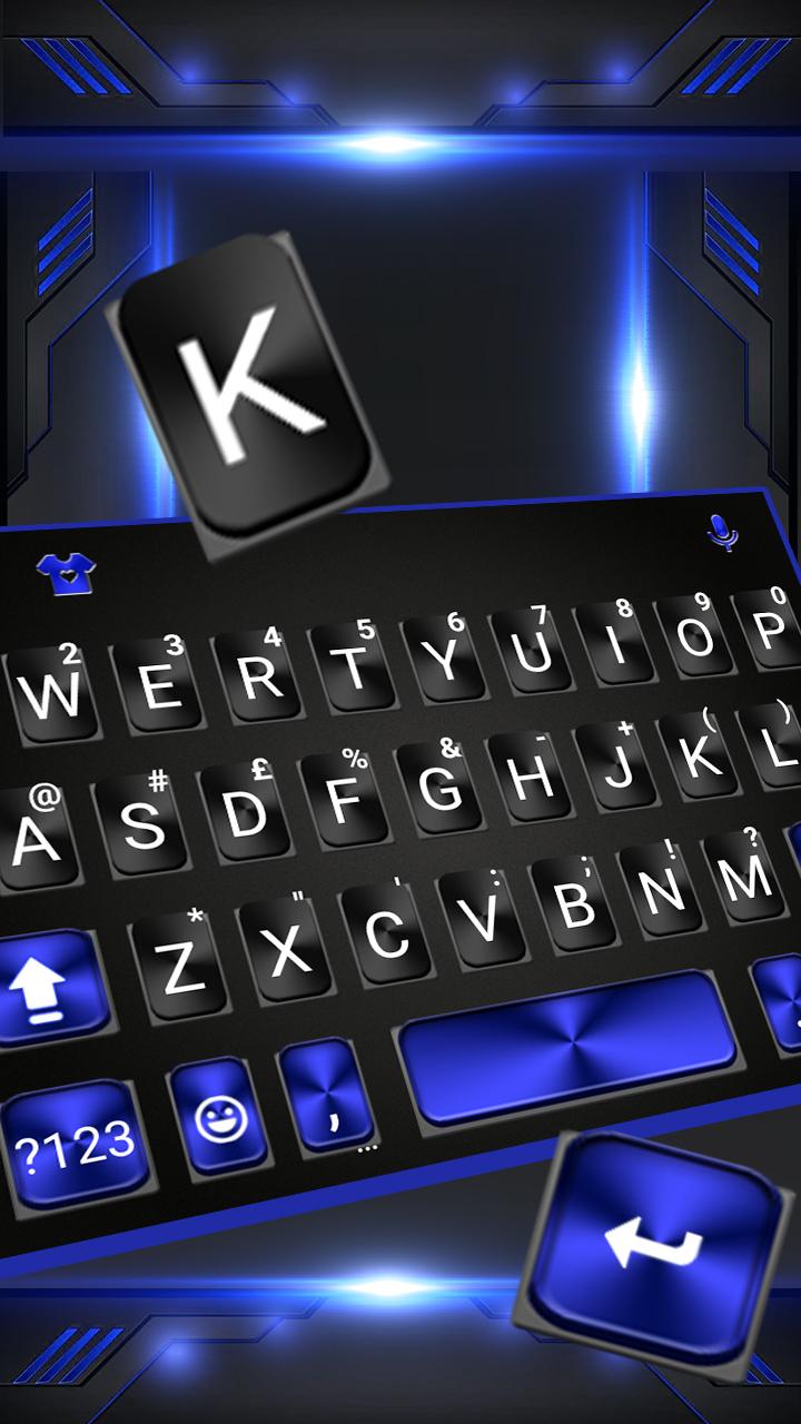 اسکرین شات 2 برنامه Cool Black Plus Keyboard Theme