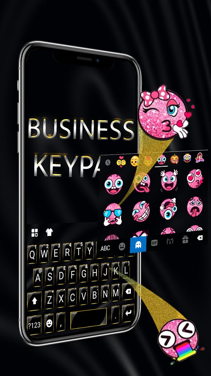 اسکرین شات 3 برنامه Cool Business Keypad Theme