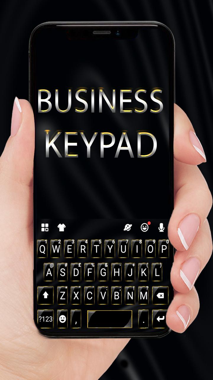 اسکرین شات 1 برنامه Cool Business Keypad Theme