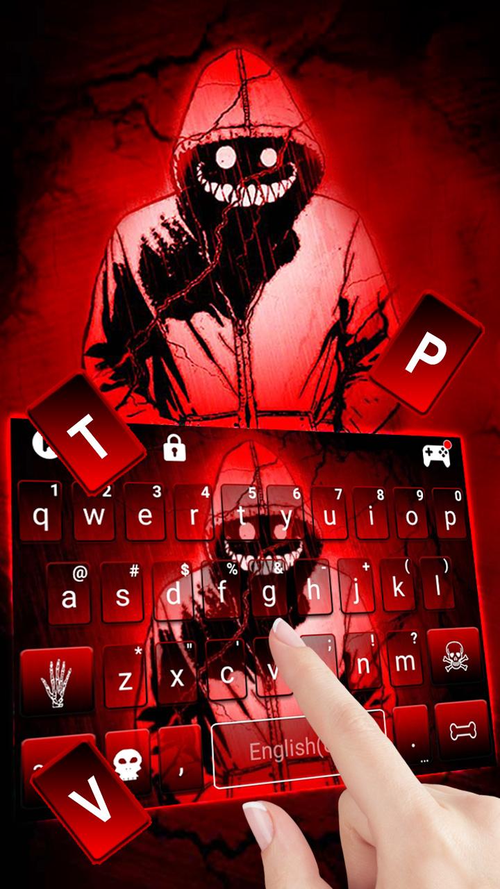 اسکرین شات 2 برنامه Creepy Red Smile Theme