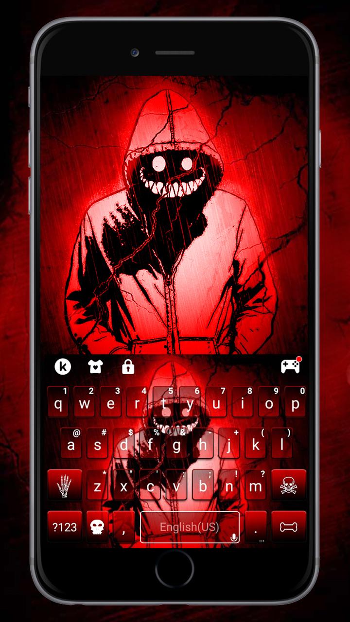 اسکرین شات 1 برنامه Creepy Red Smile Theme