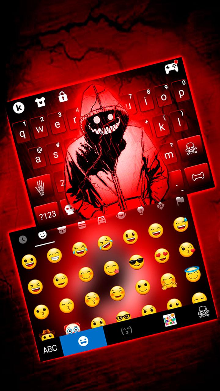 اسکرین شات 3 برنامه Creepy Red Smile Theme