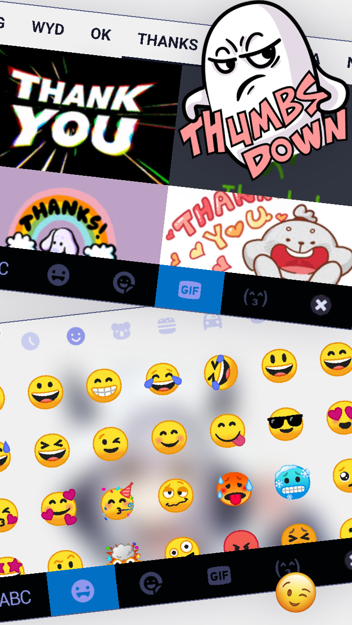 اسکرین شات 4 برنامه Cute Cat Girl Keyboard Background