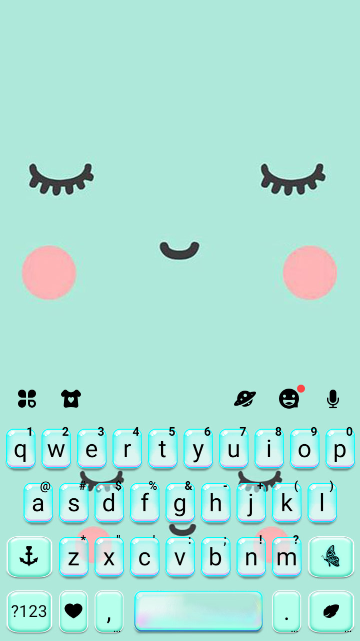 اسکرین شات 5 برنامه Cute Sweet Face Theme