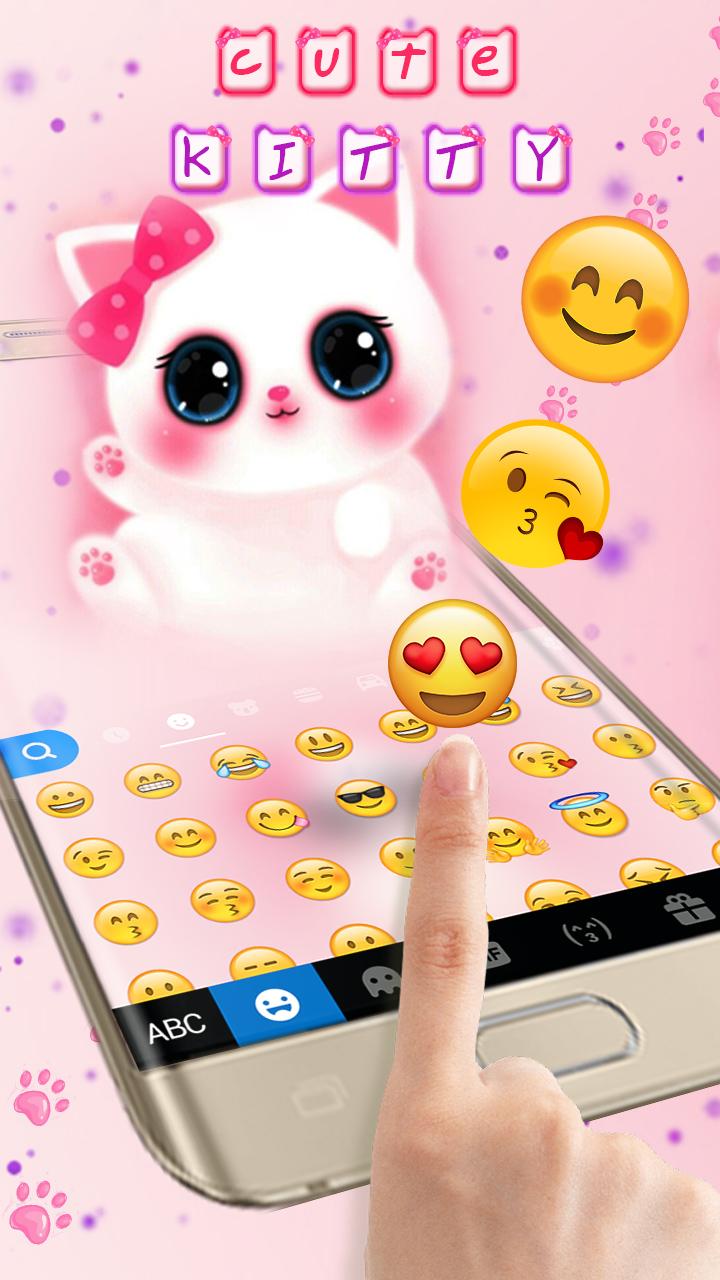 اسکرین شات 4 برنامه Cute Kitty Theme