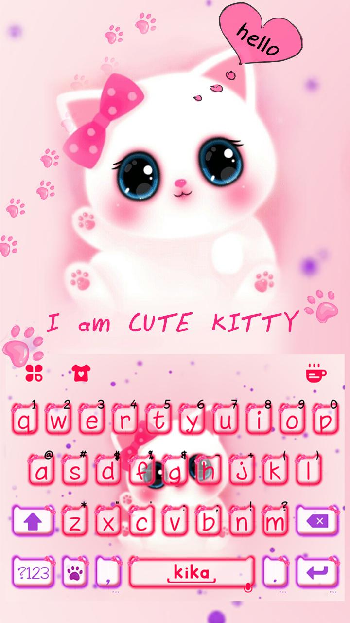 اسکرین شات 1 برنامه Cute Kitty Theme