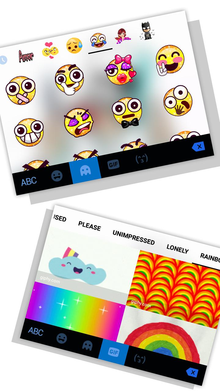 اسکرین شات 4 برنامه Doodle DJ Keyboard Theme