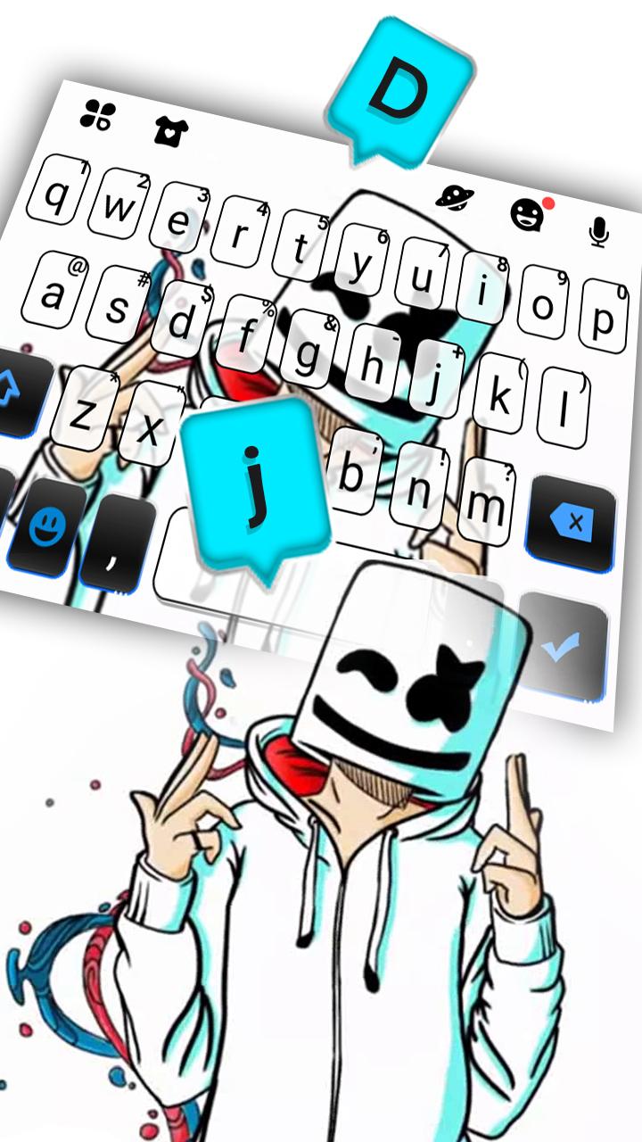 اسکرین شات 2 برنامه Doodle DJ Keyboard Theme