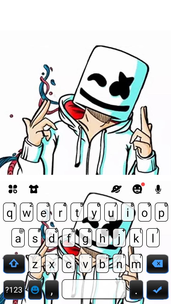 اسکرین شات 5 برنامه Doodle DJ Keyboard Theme