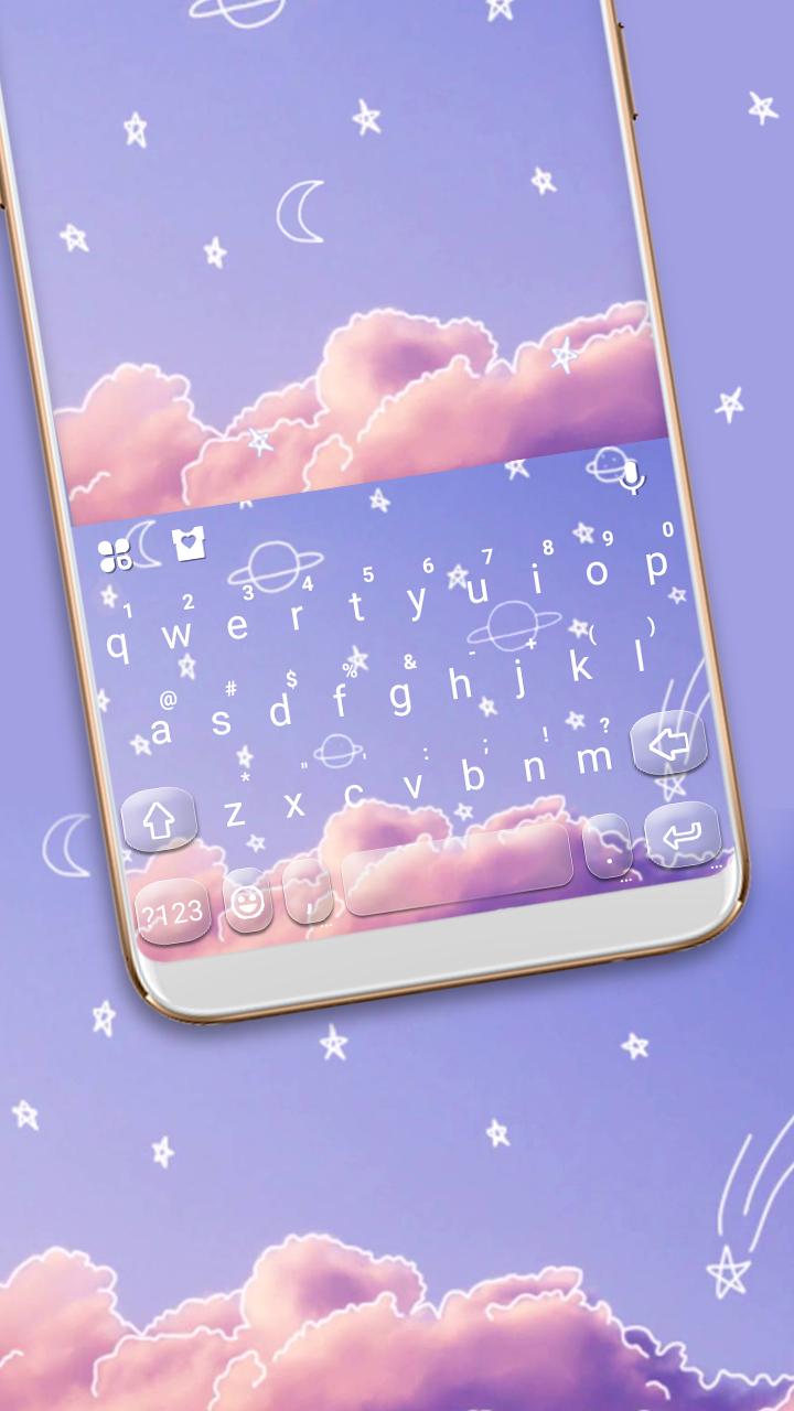 اسکرین شات 1 برنامه Doodle Sky Keyboard