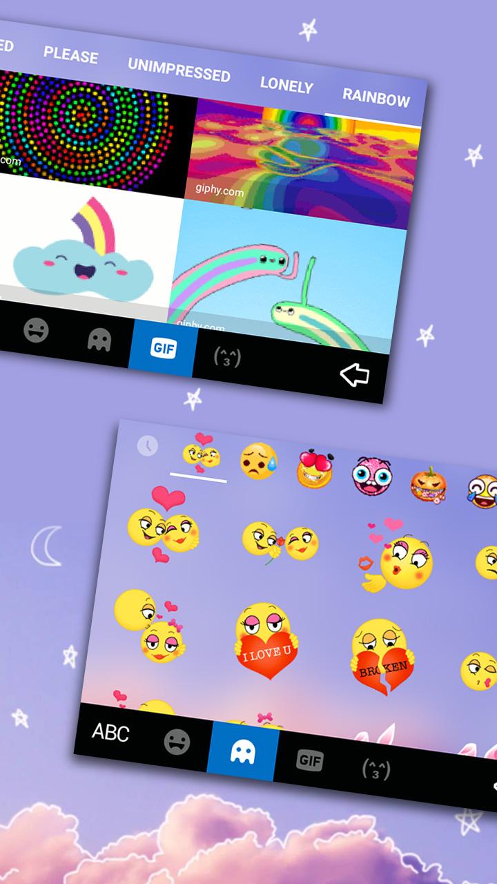 اسکرین شات 4 برنامه Doodle Sky Keyboard