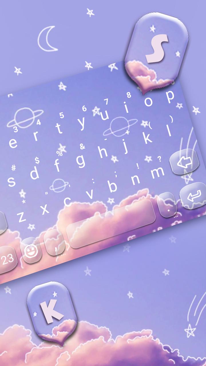 اسکرین شات 2 برنامه Doodle Sky Keyboard