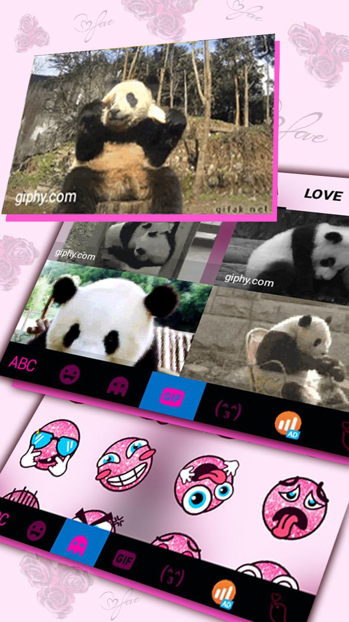 اسکرین شات 4 برنامه Eiffel Tower Pink Bow Keyboard