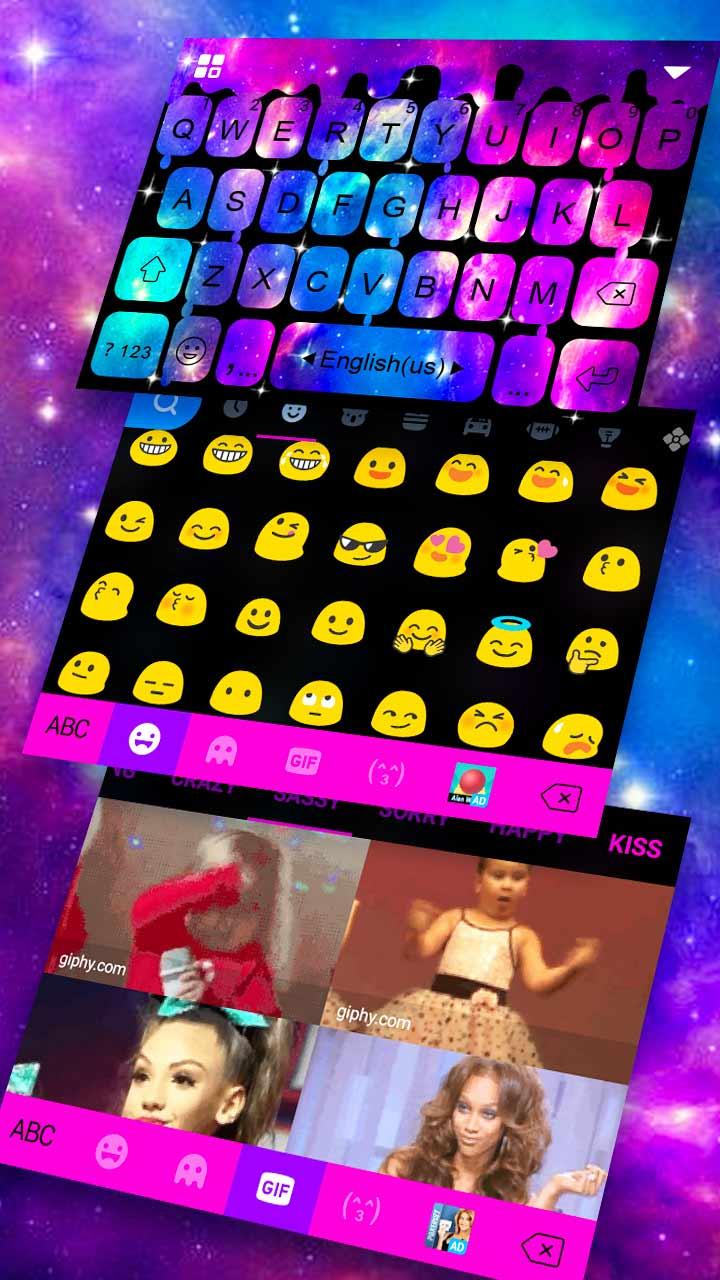 اسکرین شات 4 برنامه Galaxy Droplets Theme