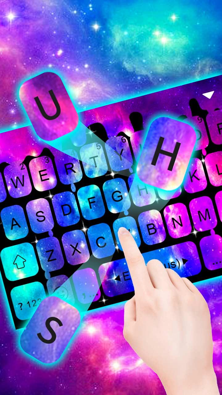 اسکرین شات 2 برنامه Galaxy Droplets Theme