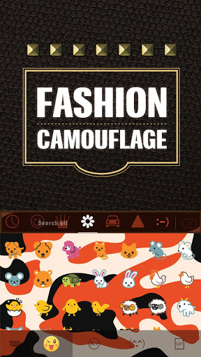 اسکرین شات 2 برنامه fashioncamo Keyboard Theme