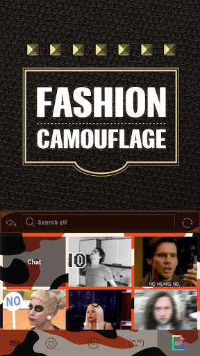 اسکرین شات 3 برنامه fashioncamo Keyboard Theme