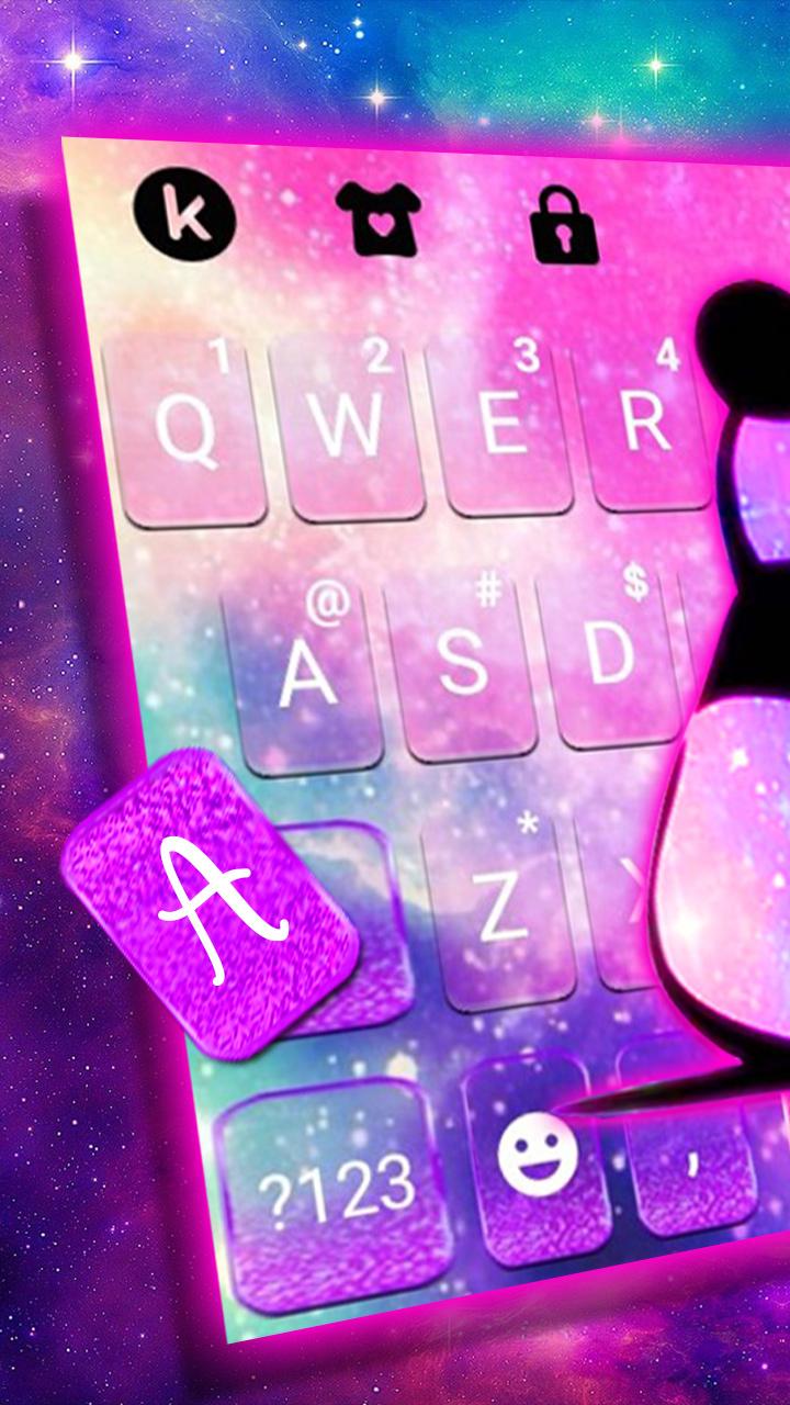 اسکرین شات 2 برنامه Galaxy Baby Panda2 Theme