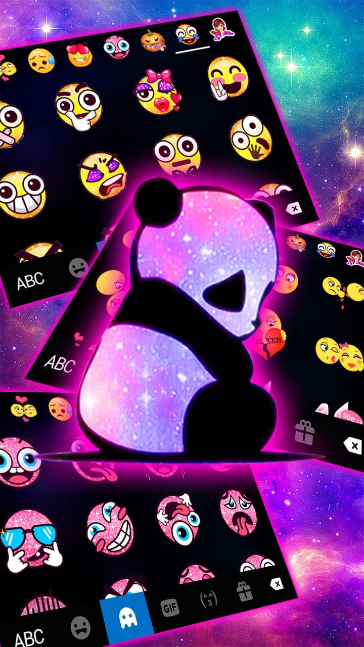 اسکرین شات 4 برنامه Galaxy Baby Panda2 Theme