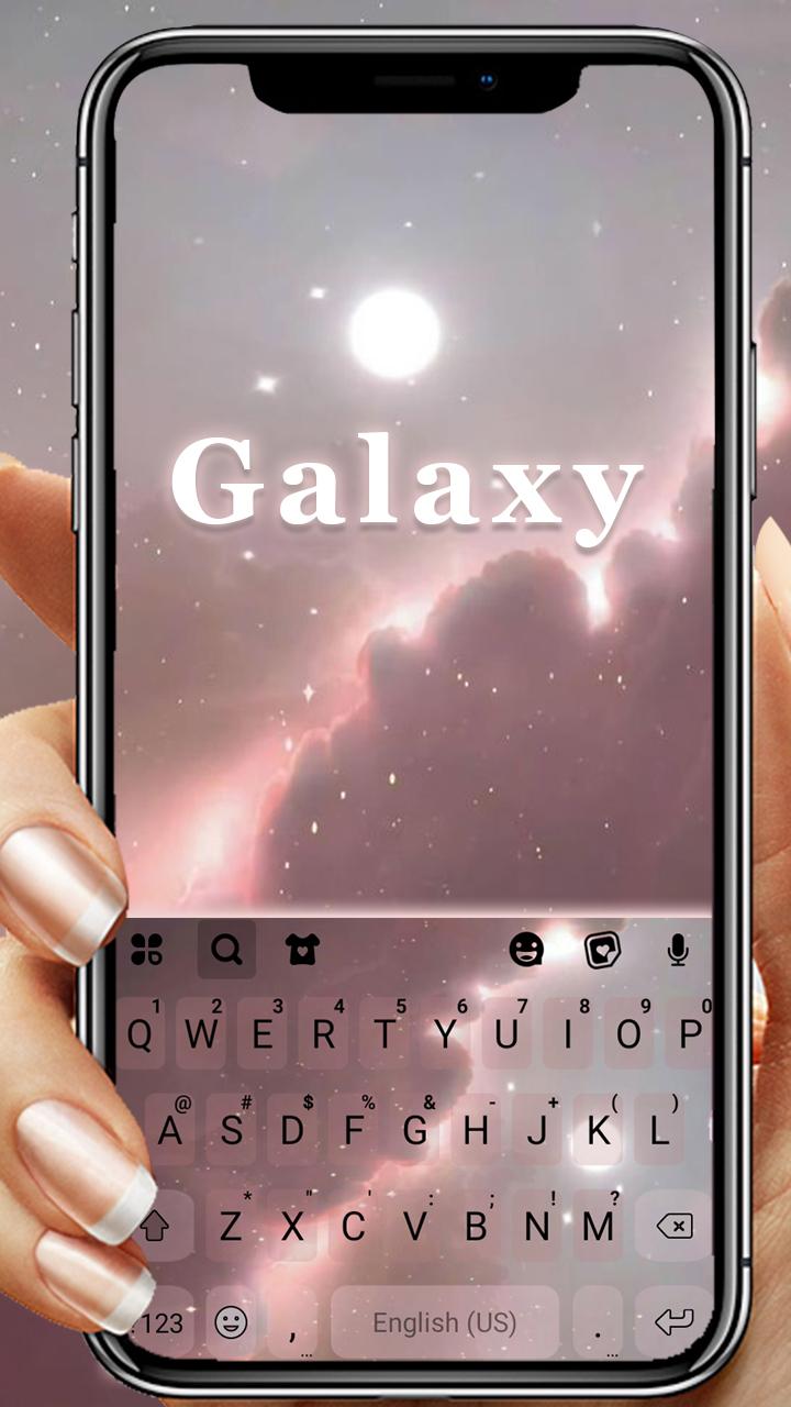 اسکرین شات 1 برنامه Galaxy Background Theme