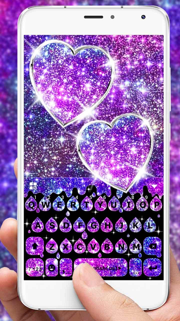 اسکرین شات 2 برنامه Galaxy Drop Heart Theme