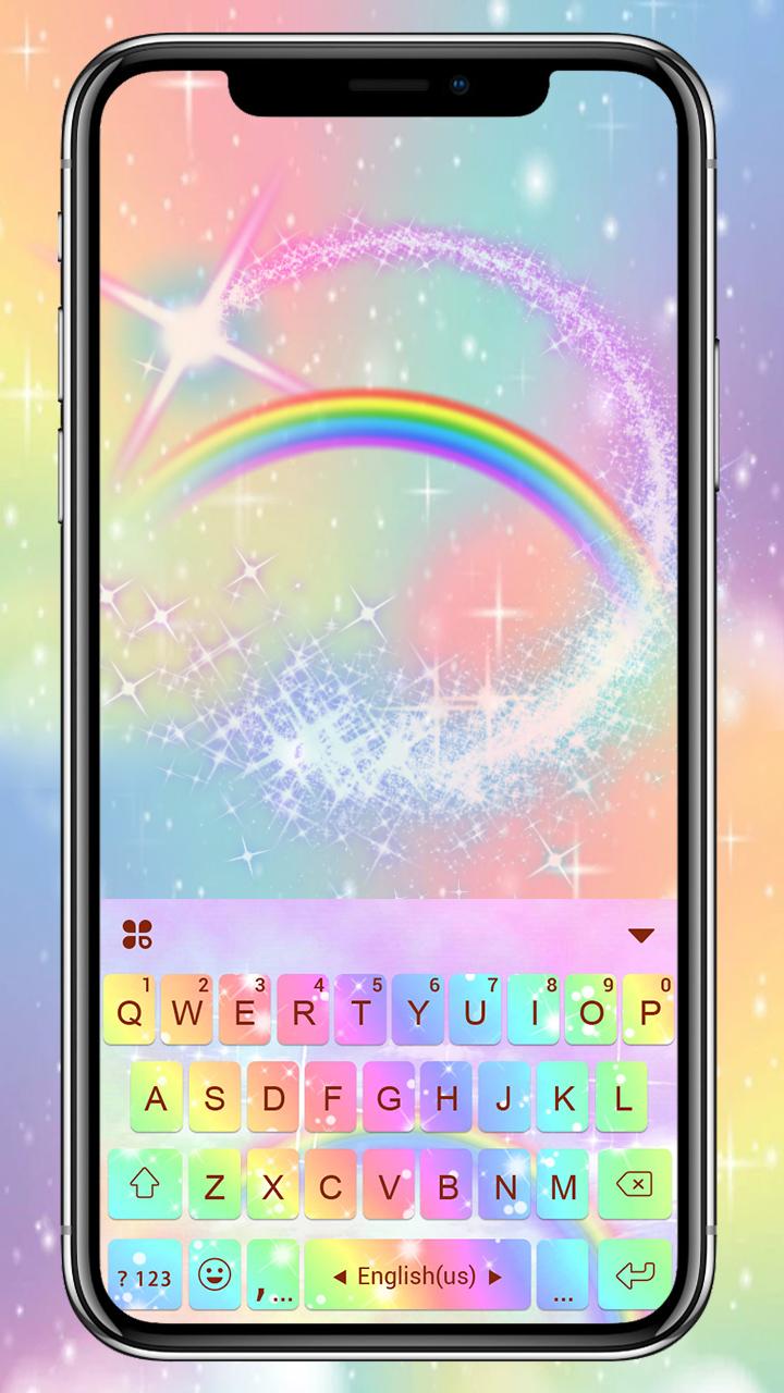 اسکرین شات 1 برنامه Galaxy Rainbow Theme