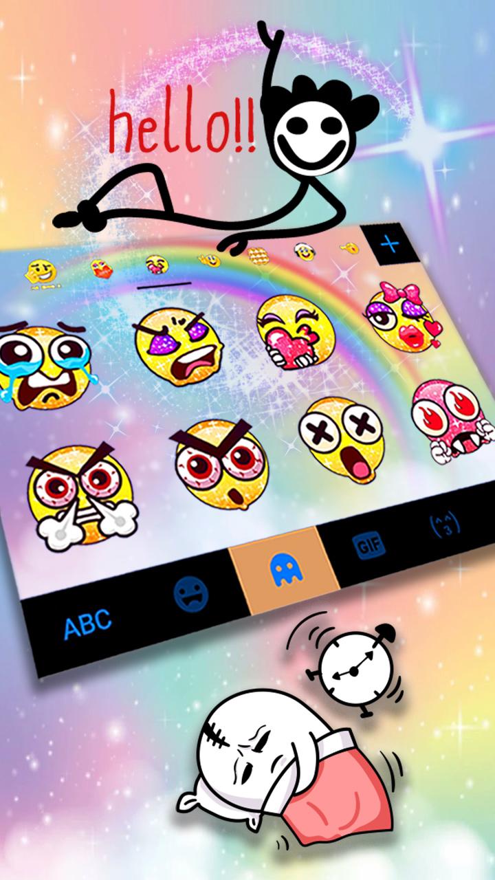 اسکرین شات 4 برنامه Galaxy Rainbow Theme