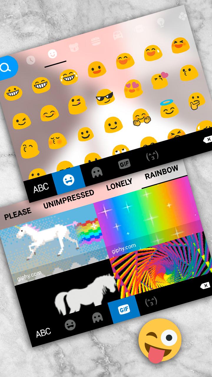 اسکرین شات 4 برنامه Geometric Coral Pink Keyboard Theme