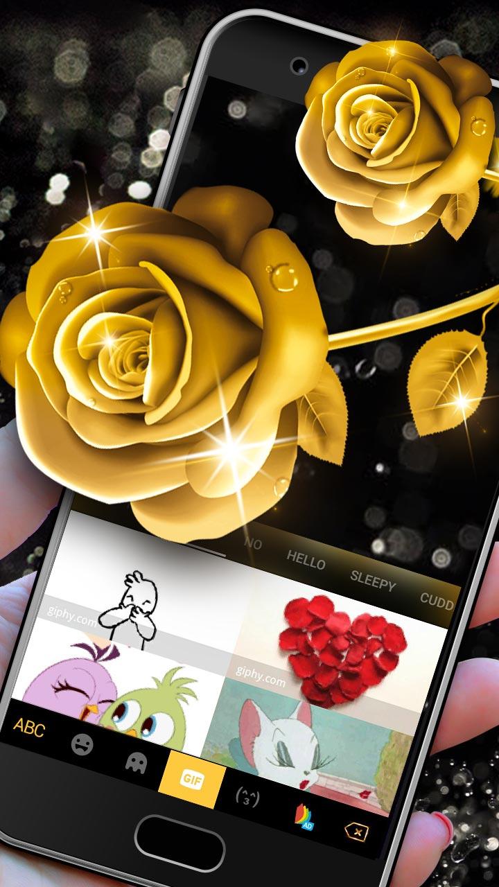 اسکرین شات 4 برنامه Gold Rose Lux Theme