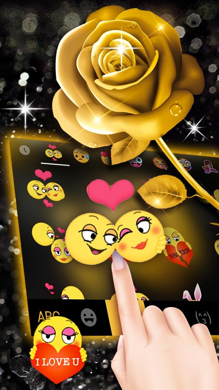 اسکرین شات 2 برنامه Gold Rose Lux Theme