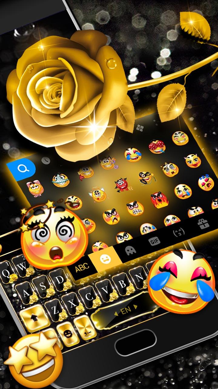 اسکرین شات 3 برنامه Gold Rose Lux Theme