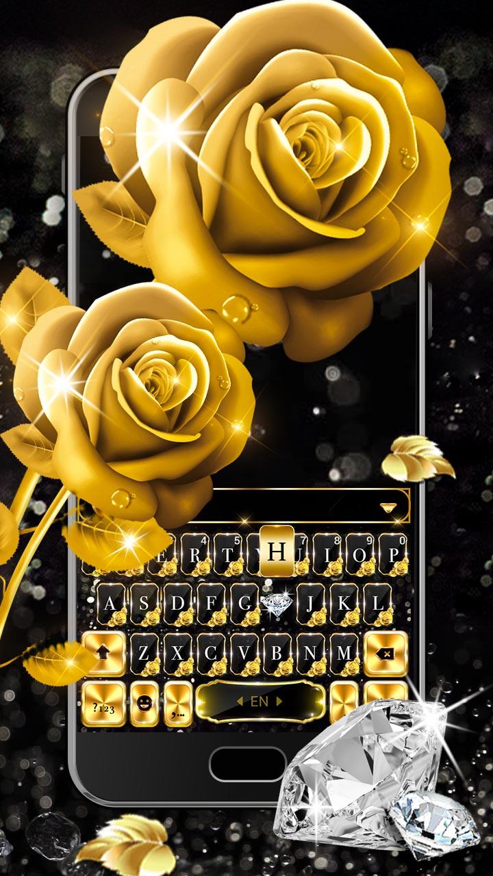 اسکرین شات 1 برنامه Gold Rose Lux Theme