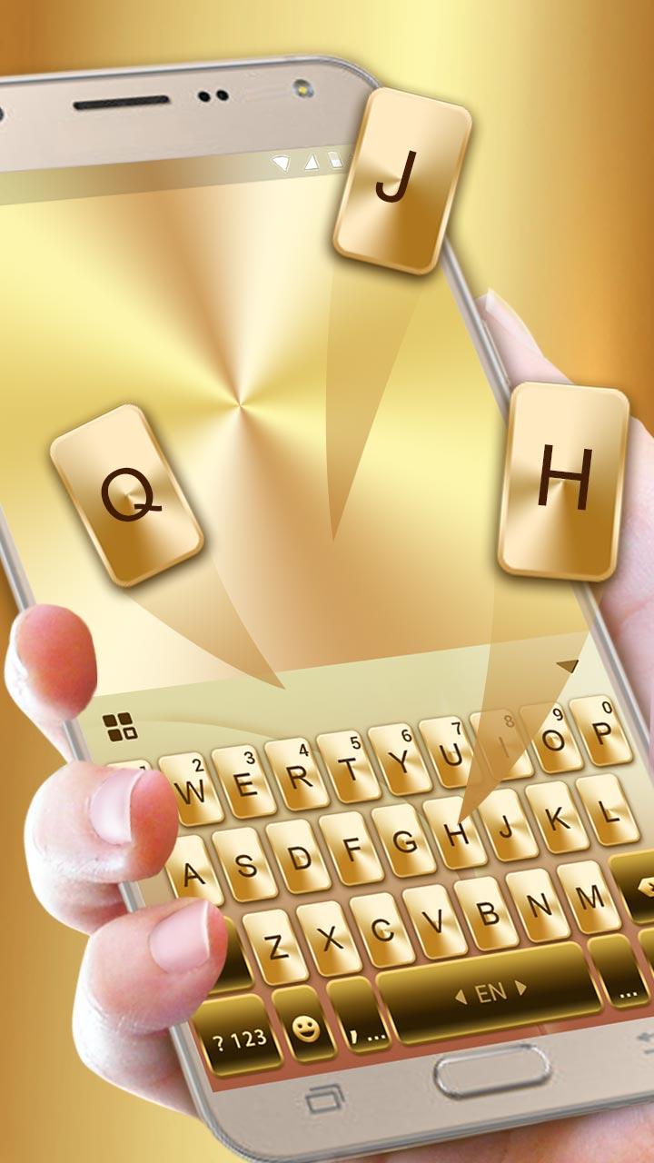 اسکرین شات 3 برنامه keyboard - Gold Galaxy S7 Edge