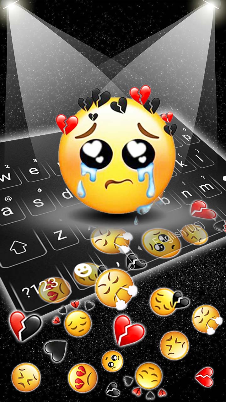 اسکرین شات 1 برنامه Gravity Sad Emojis Theme