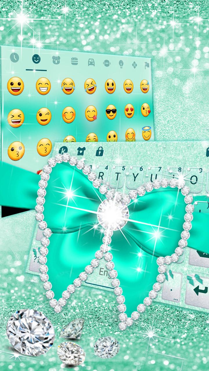 اسکرین شات 3 برنامه Green Diamond Bow Keyboard The