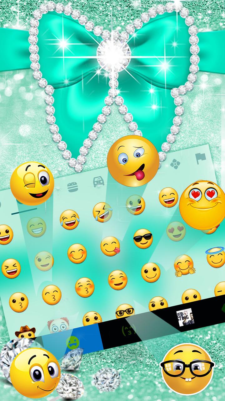 اسکرین شات 4 برنامه Green Diamond Bow Keyboard The