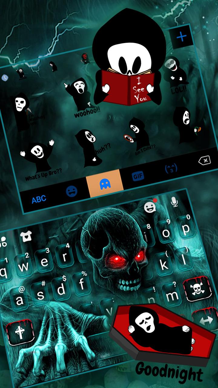 اسکرین شات 3 برنامه Zombie Skull 2 Theme