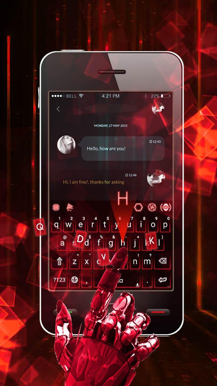 اسکرین شات 1 برنامه Hologram Neon Theme