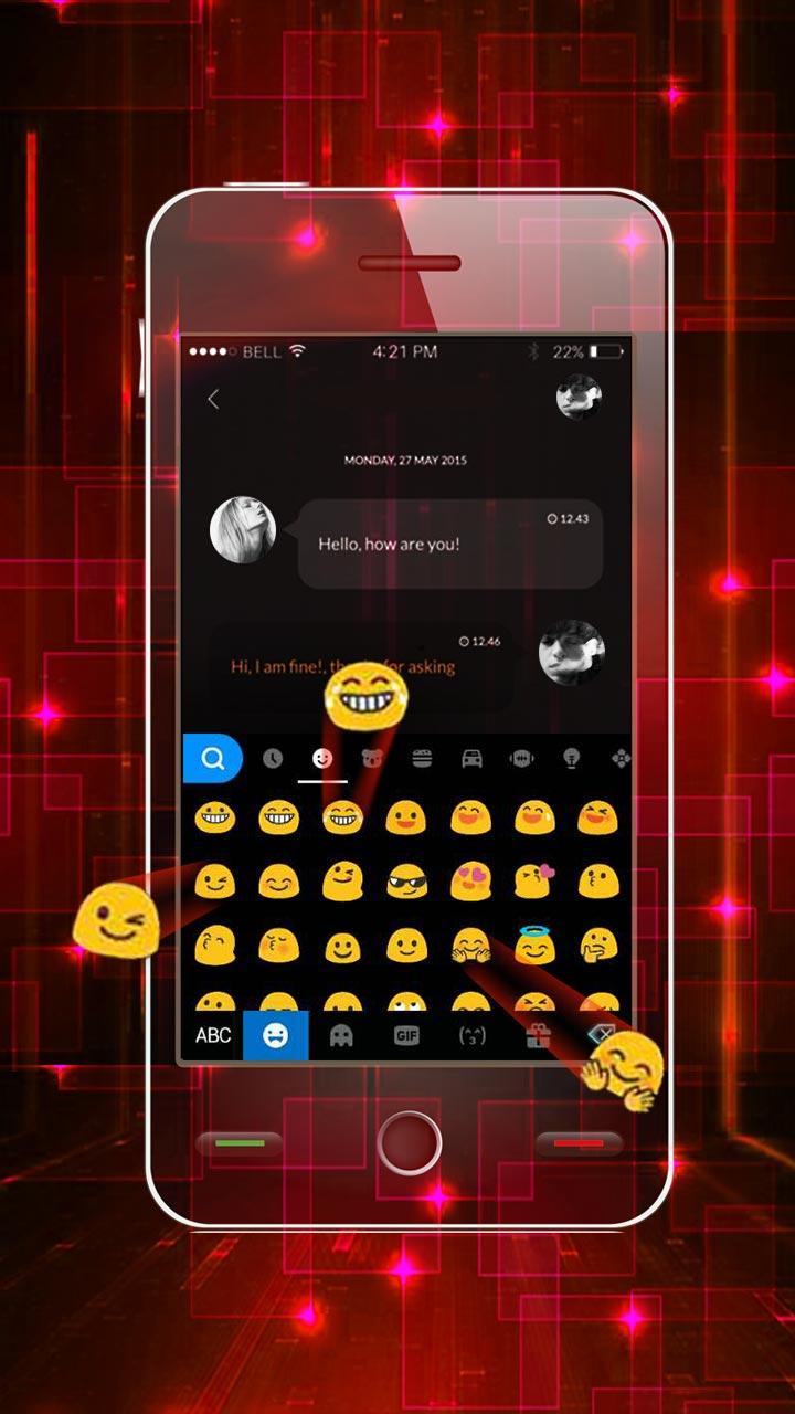 اسکرین شات 2 برنامه Hologram Neon Theme