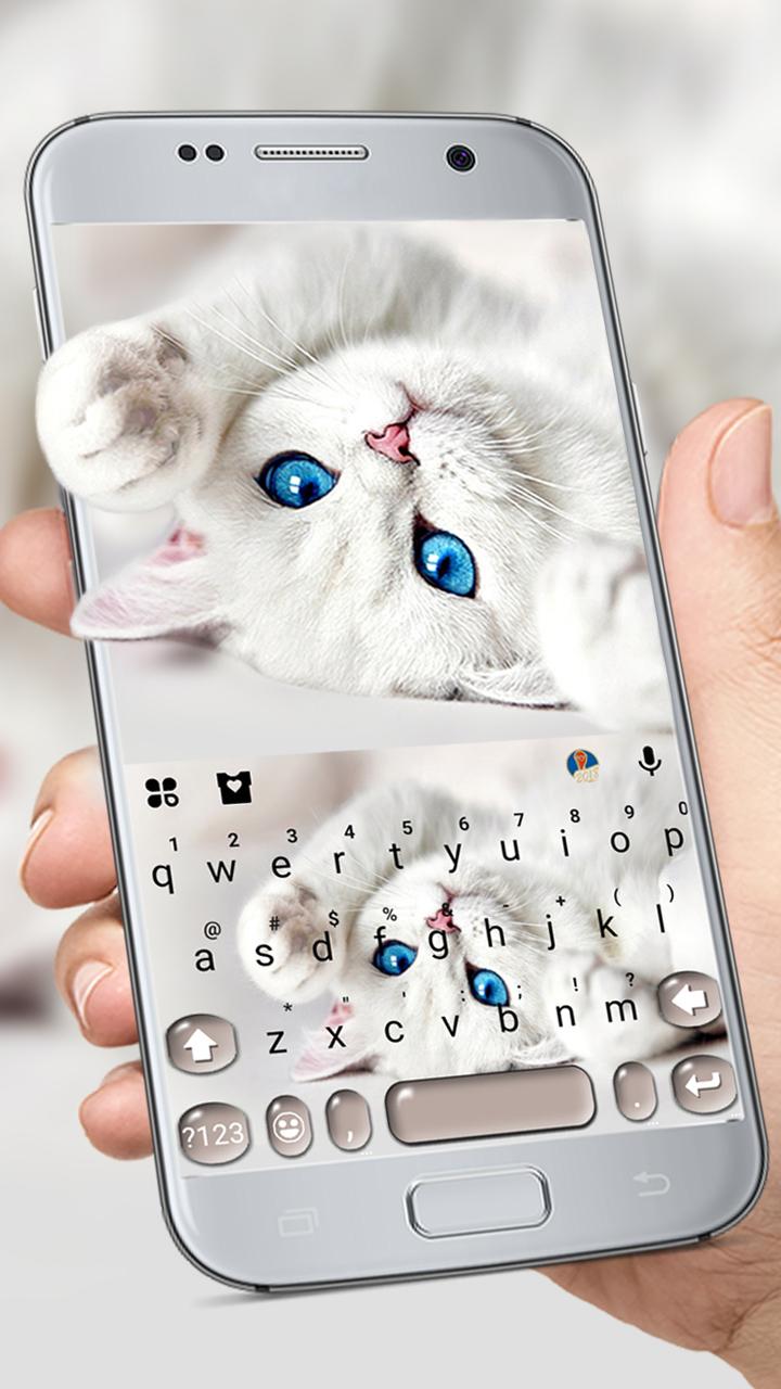 اسکرین شات 1 برنامه Innocent Cute Cat Theme