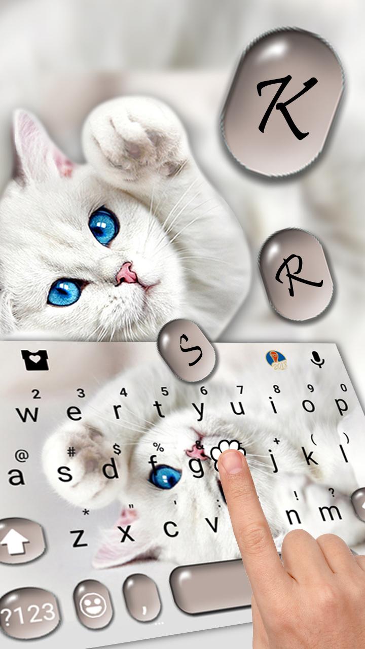 اسکرین شات 2 برنامه Innocent Cute Cat Theme