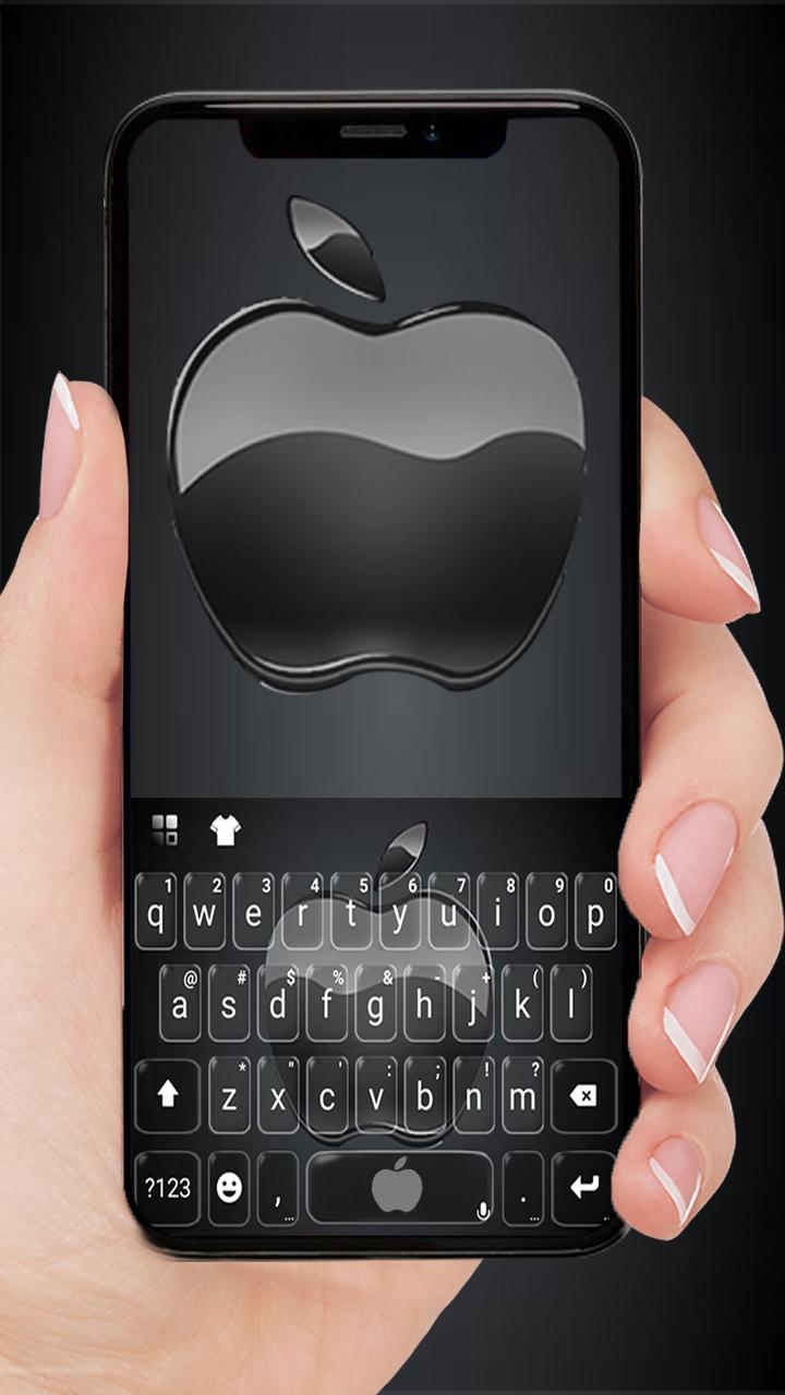 اسکرین شات 1 برنامه Jet Black Phone10 Theme