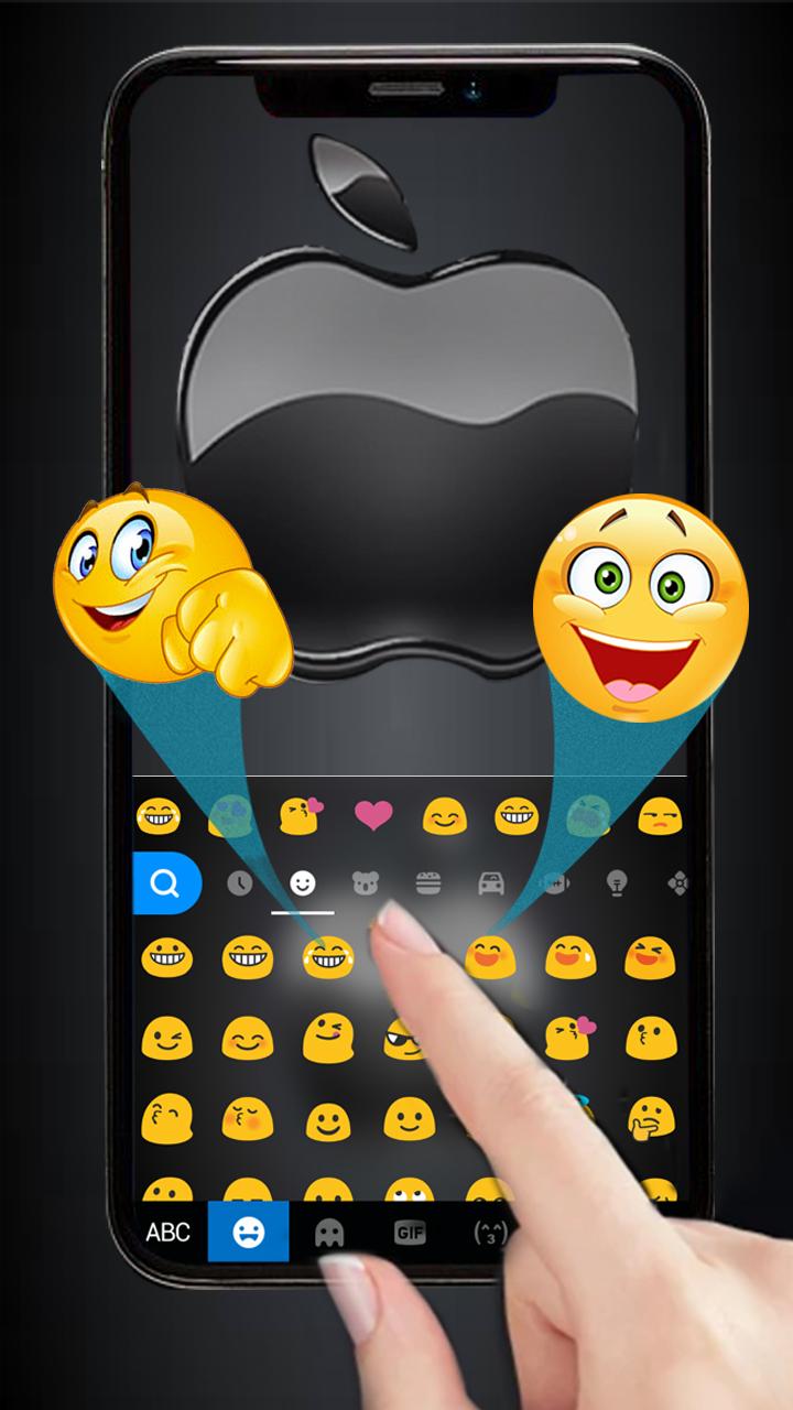 اسکرین شات 2 برنامه Jet Black Phone10 Theme